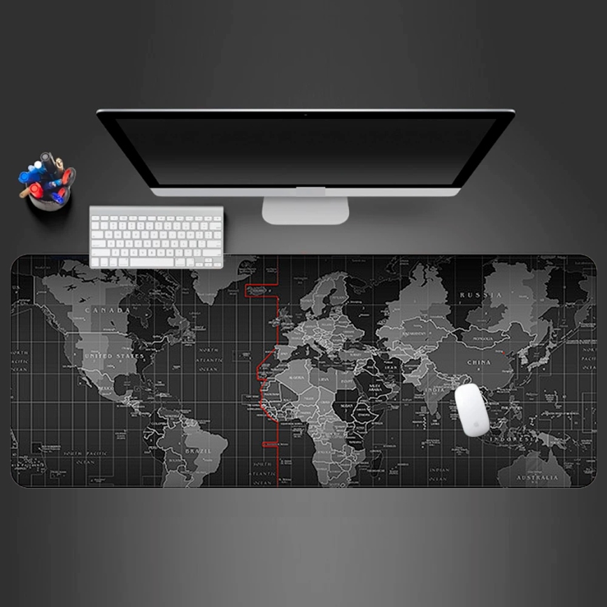 Winner Group - Alfombrilla para teclado y ratón 30x75 cm mundo