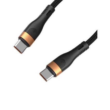 Winner Group - Cable USB 3en1 USB-C / Lightning, USB-C y Micro USB 100W 1,5m negro