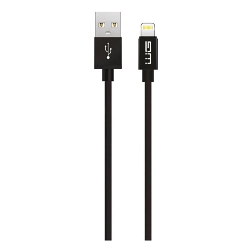 Winner Group - Cable USB Lightning / USB-A 1m negro