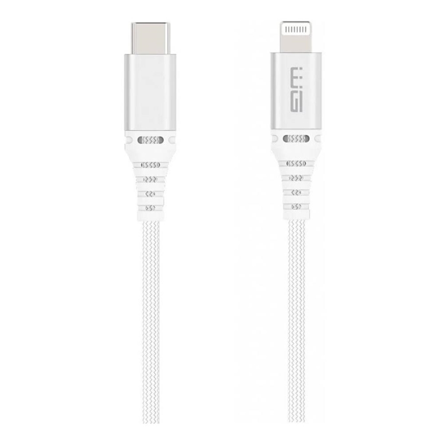 Winner Group - Cable USB MFI Lightning / USB-C 1m blanco
