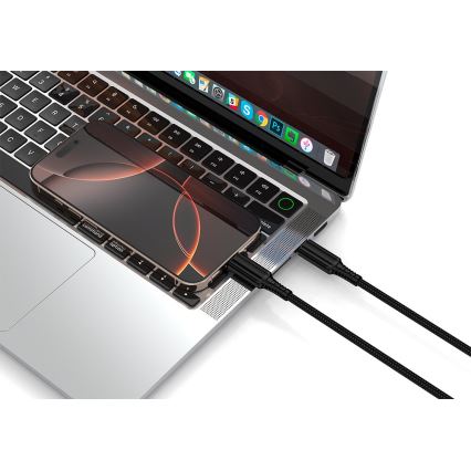 Winner Group - Cable USB USB-C / USB-C 240W 1m negro