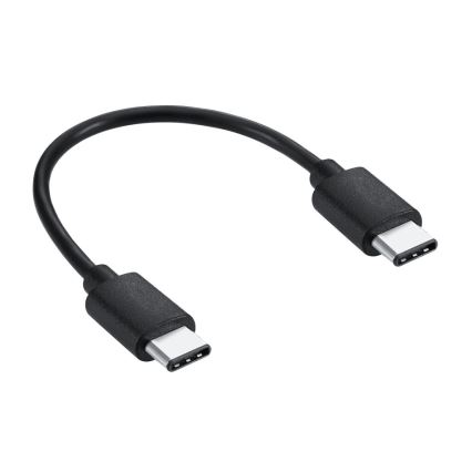 Winner Group - Cable USB USB-C / USB-C 60W 20cm negro