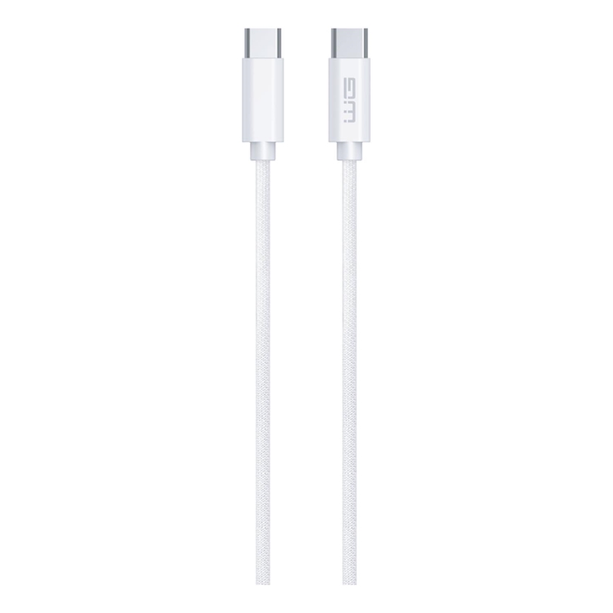 Winner Group - Cable USB USB-C / USB-C 60W 3m blanco