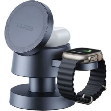 Winner Group - Cargador inalámbrico 4 en 1 MUSH8OOM 27W antracita