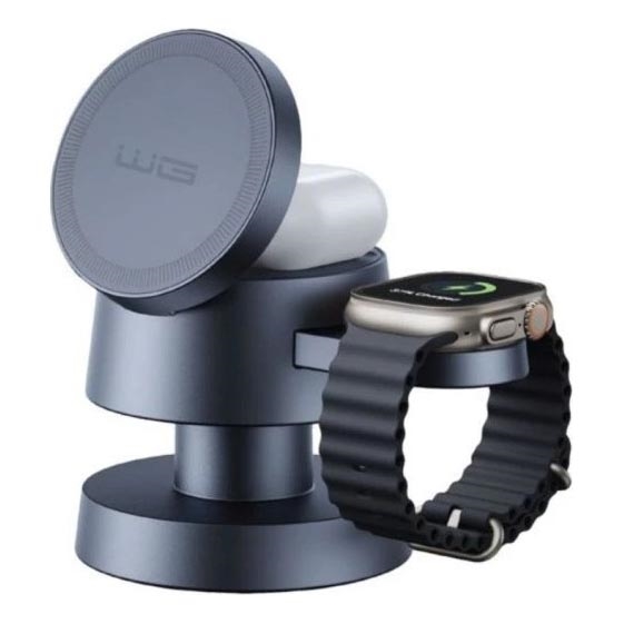 Winner Group - Cargador inalámbrico 4 en 1 MUSH8OOM 27W antracita