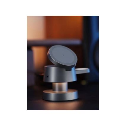 Winner Group - Cargador inalámbrico 4 en 1 MUSH8OOM 27W antracita