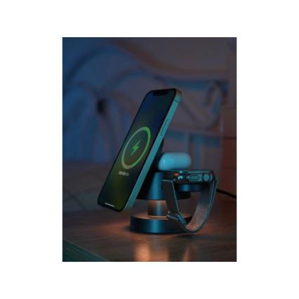 Winner Group - Cargador inalámbrico 4 en 1 MUSH8OOM 27W antracita