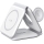 Winner Group - Cargador inalámbrico plegable 3 en 1 MAXFLEX 22,5 W blanco