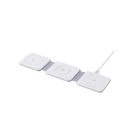 Winner Group - Cargador inalámbrico plegable 3 en 1 MAXFLEX 22,5 W blanco