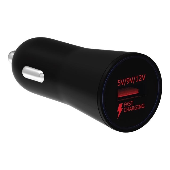Winner Group - Cargador para coche 1xUSB-A Power Delivery 18W negro
