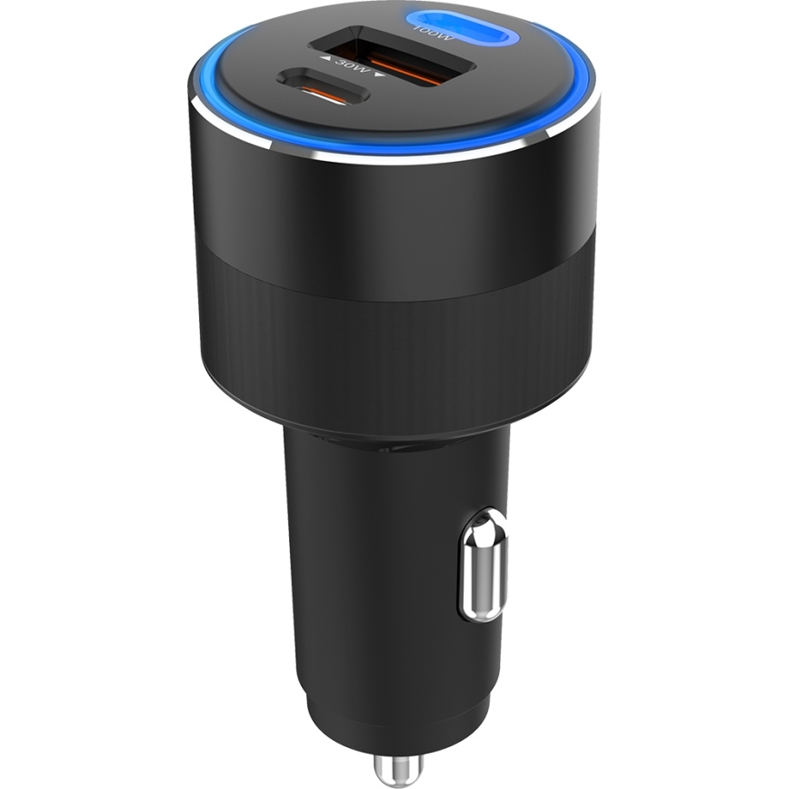 Winner Group - Cargador para coche 2xUSB-C + 1xUSB-A Power Delivery 130W negro