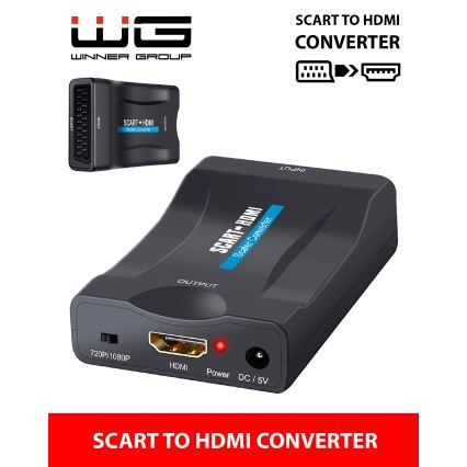 Winner Group - Conversor de audio y vídeo SCART a HDMI
