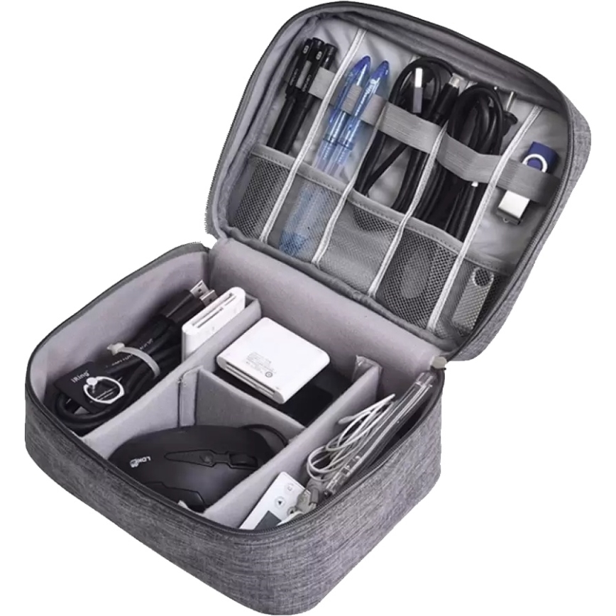 Winner Group - Estuche de viaje para electrónica gris
