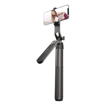 Winner Group - Palo selfie 3en1 con un soporte 55 mAh 180 cm negro