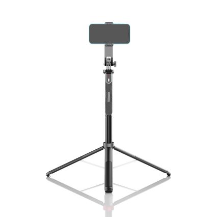 Winner Group - Palo selfie 3en1 con un soporte 55 mAh 180 cm negro
