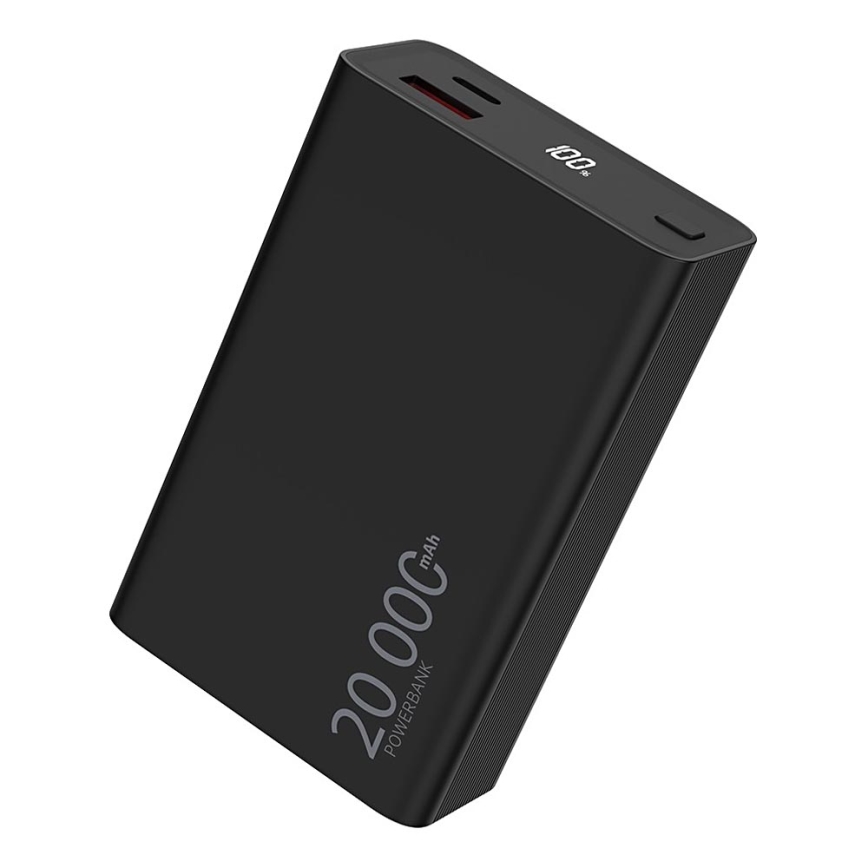 Winner Group - Power Bank con pantalla 20000 mAh 20W Power Delivery negro