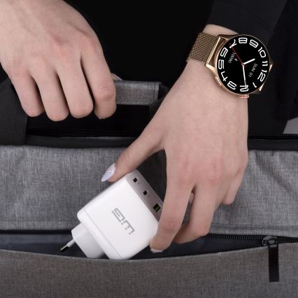 Winner Group - Reloj inteligente AirFlex 2 Elegance 280 mAh IP68 dorado