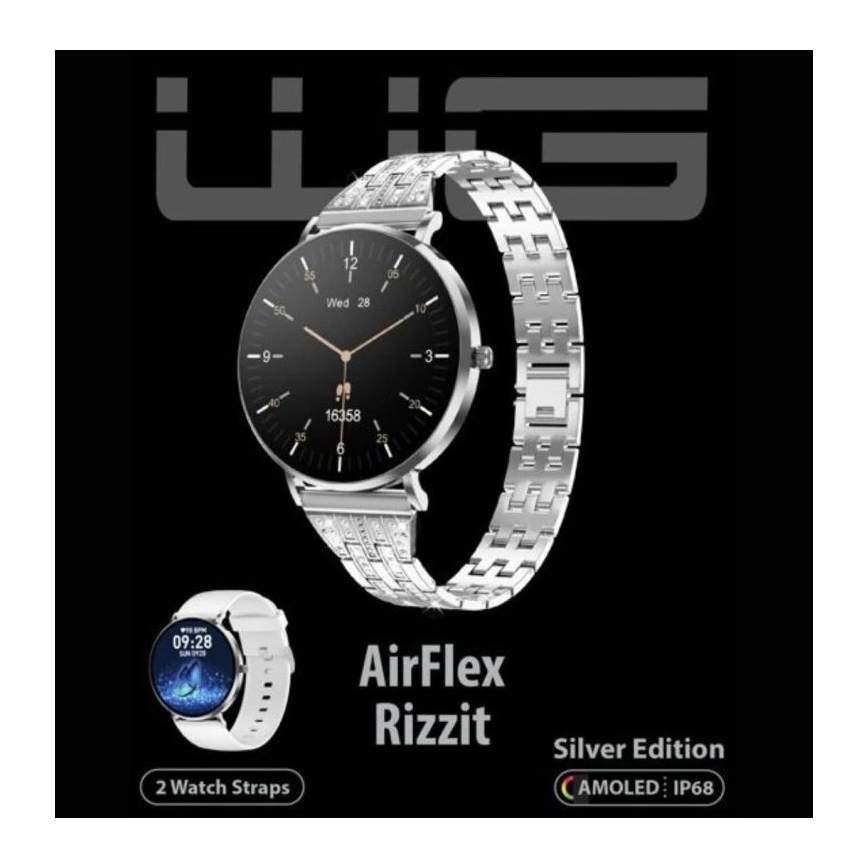 Winner Group - Reloj inteligente AirFlex3 Rizz It 200 mAh IP68 plata