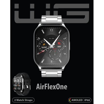 Winner Group - Reloj inteligente AirFlexOn 300 mAh IP68 plata