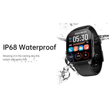 Winner Group - Reloj inteligente AirFlexOn 300 mAh IP68 plata