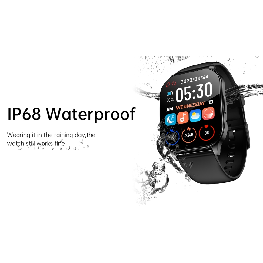 Winner Group - Reloj inteligente AirFlexOn 300 mAh IP68 plata