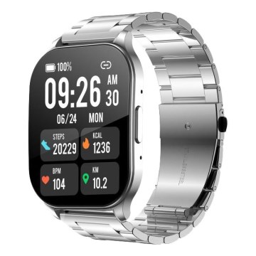 Winner Group - Reloj inteligente AirFlexOne 300 mAh IP68 plata