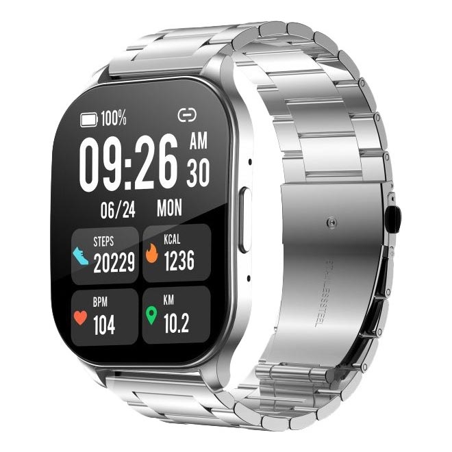 Winner Group - Reloj inteligente AirFlexOne 300 mAh IP68 plateado