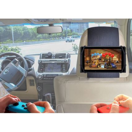 Winner Group - Soporte para tablet de coche con velcro negro
