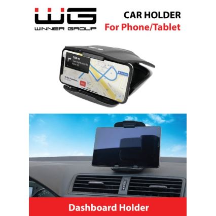Winner Group - Soporte para teléfono de coche con ventosa negro