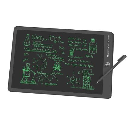 Winner Group - Tableta electrónica de dibujo 15 1xCR2032 negra