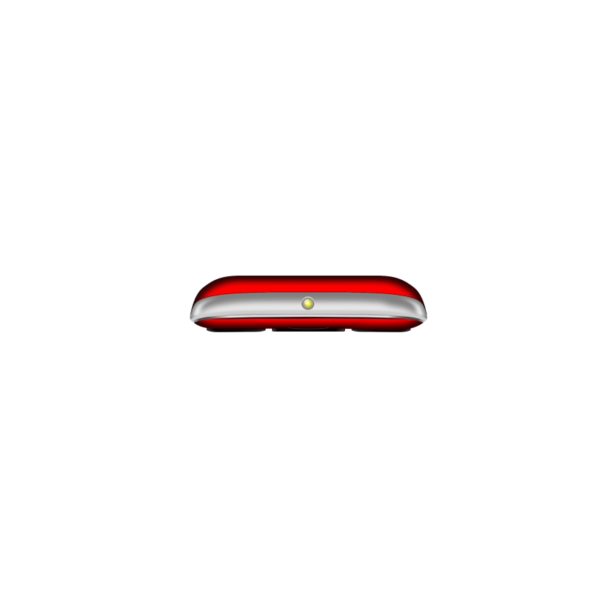 Winner Group - Teléfono móvil para personas mayores 1600 mAh rojo