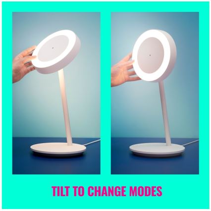WiZ - Lámpara de mesa LED regulable PORTRAIT LED/10W/5V Wi-Fi 2700-6500K CRI 90