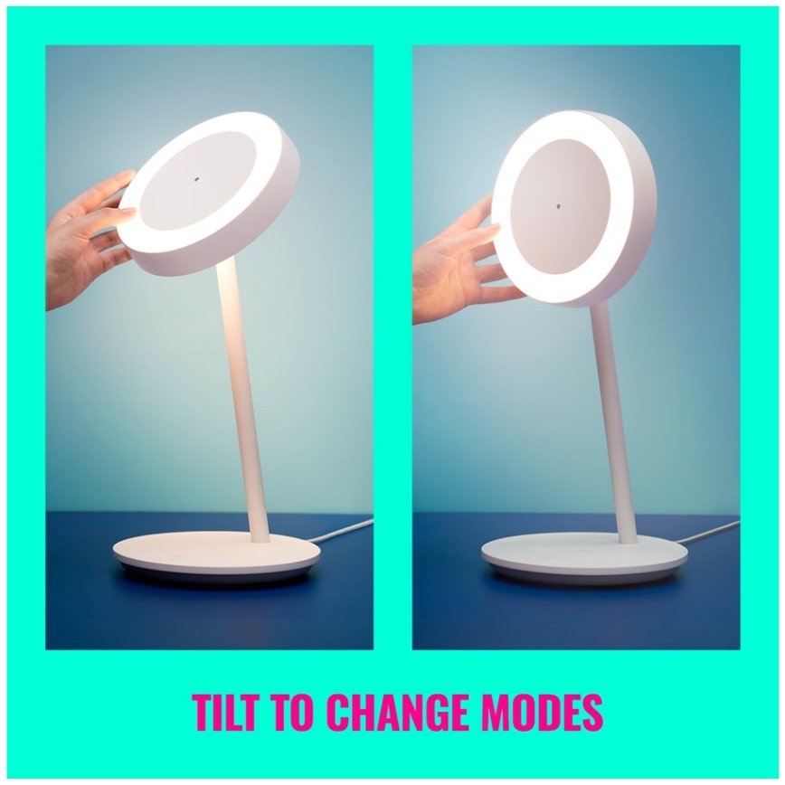 WiZ - Lámpara de mesa LED regulable PORTRAIT LED/10W/5V Wi-Fi 2700-6500K CRI 90