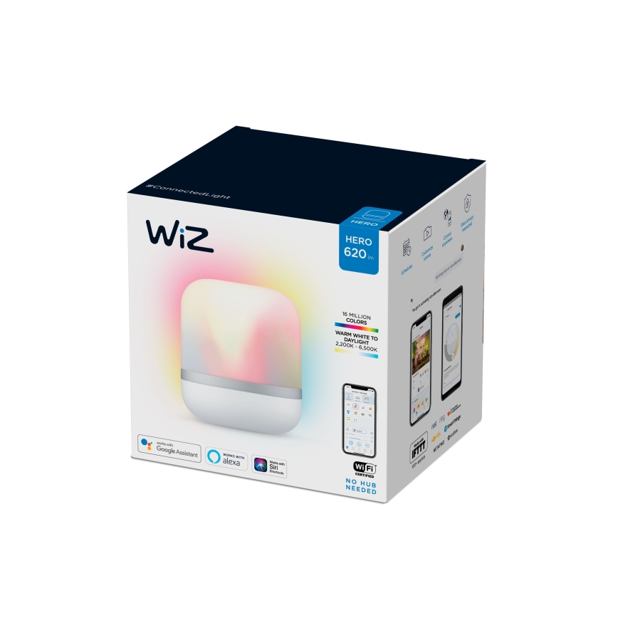 WiZ - Lámpara de mesa LED RGBW regulable HERO LED/13W/230V 2200-6500K Wi-Fi