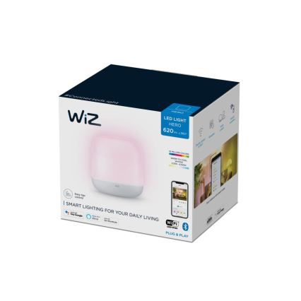 WiZ - Lámpara de mesa LED RGBW regulable LED/9W/230V 2200-6500K Wi-Fi