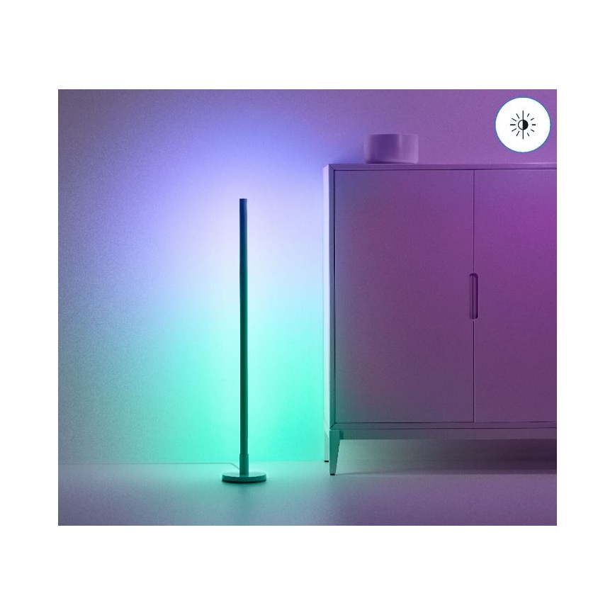 WiZ - Lámpara de pie LED RGBW regulable POLO LED/13W/230V 2200-6500K Wi-Fi
