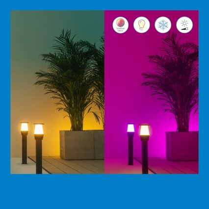 WiZ - Lámpara LED RGBW exterior regulable ELPAS LED/4,8W/12/230V 2700-5000K IP65 Wi-Fi