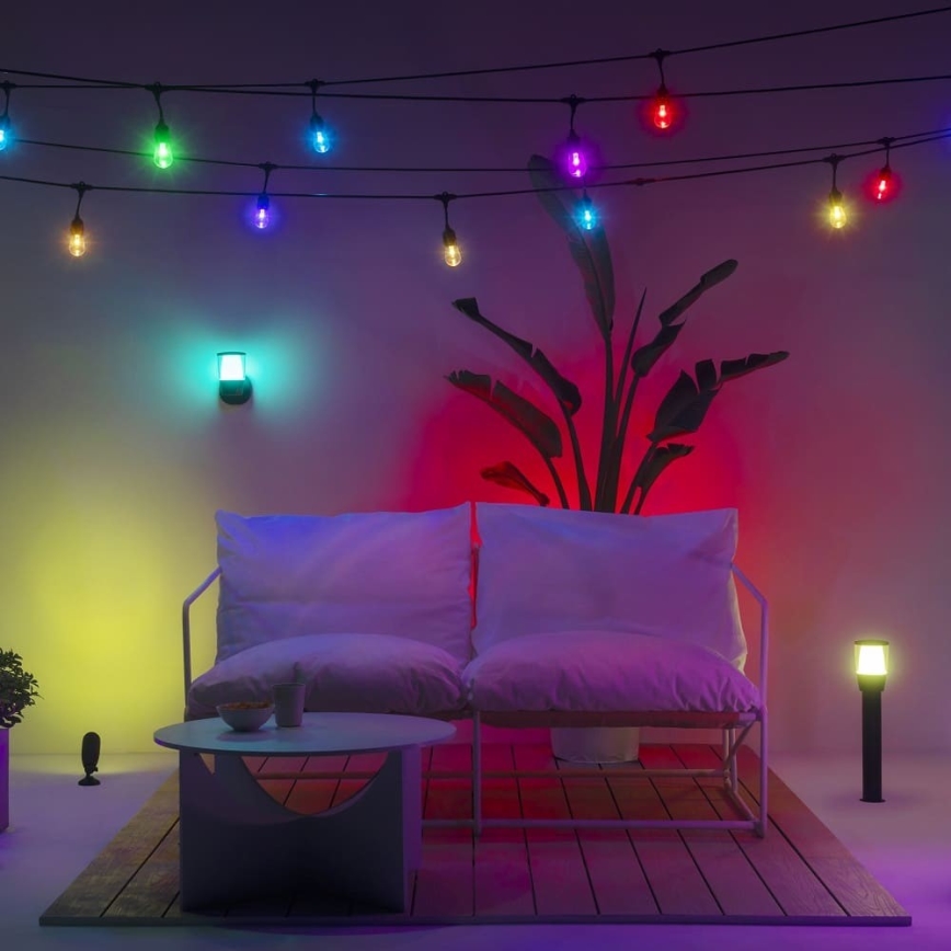 WiZ - Lámpara LED RGBW exterior regulable ELPAS LED/4,8W/12/230V 2700-5000K IP65 Wi-Fi