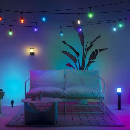 WiZ - Lámpara LED RGBW exterior regulable ELPAS LED/4,8W/12/230V 2700-5000K IP65 Wi-Fi