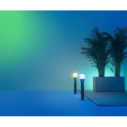 WiZ - Lámpara LED RGBW exterior regulable ELPAS LED/4,8W/12/230V 2700-5000K IP65 Wi-Fi