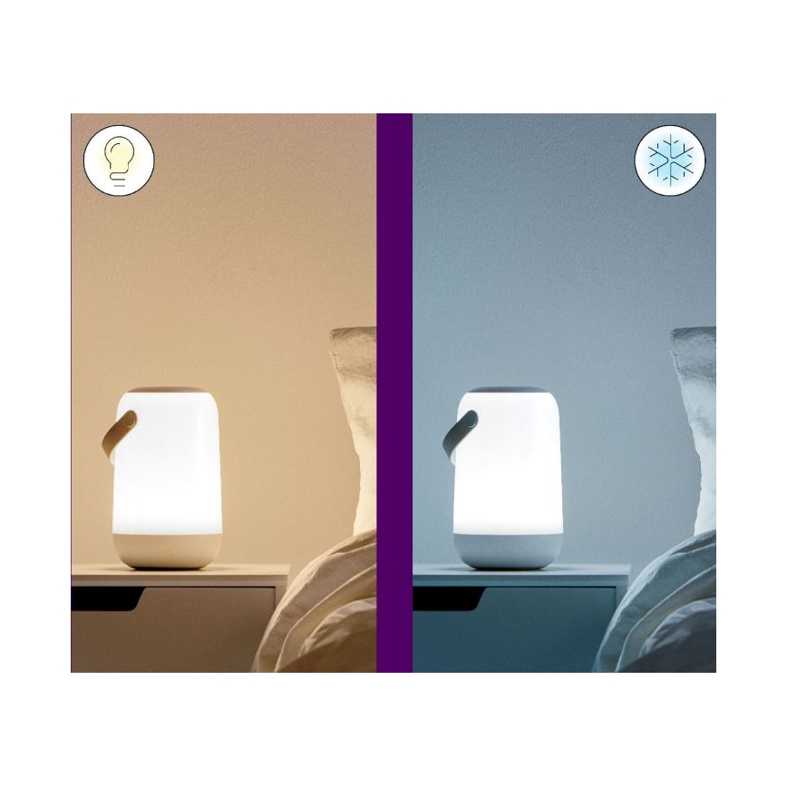 WiZ - Lámpara portátil LED RGBW regulable MOBILE LED/13,5W/5V 2200-6500K Wi-Fi