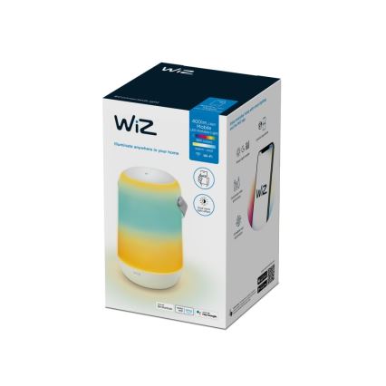 WiZ - Lámpara portátil LED RGBW regulable MOBILE LED/13,5W/5V 2200-6500K Wi-Fi