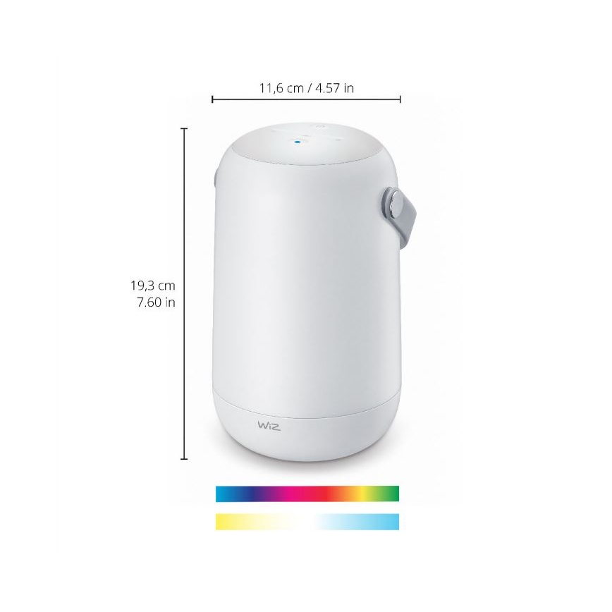 WiZ - Lámpara portátil LED RGBW regulable MOBILE LED/13,5W/5V 2200-6500K Wi-Fi