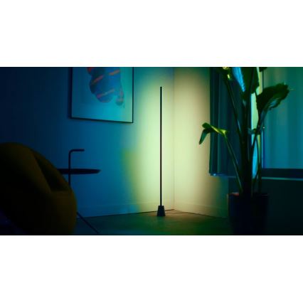 WiZ - Lámpara de pie regulable LED RGBIC GRADIENT LED/9,7W/230V 2700-6500K Wi-Fi