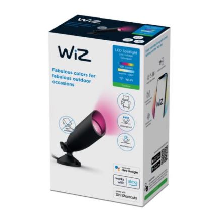 WiZ - LED RGBW Foco exterior regulable SPOT LED/4W/12V 2700K-5000K IP65 Wi-Fi
