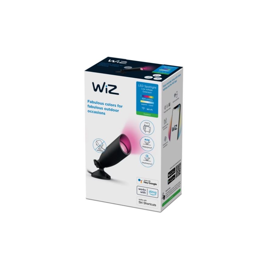 WiZ - LED RGBW Foco exterior regulable SPOT LED/4W/12V 2700K-5000K IP65 Wi-Fi
