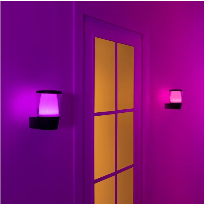 WiZ - Aplique LED RGBW regulable para exteriores ELPAS LED/8,5W/230V 2700-5000K IP44 Wi-Fi