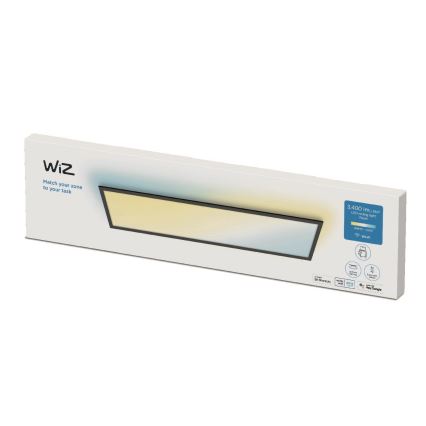 WiZ - Panel LED regulable SUPERSLIM LED/36W/230V 2700-6500K Wi-Fi negro