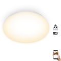 WiZ - Plafón LED regulable SUPERSLIM LED/17W/230V 2700K Wi-Fi
