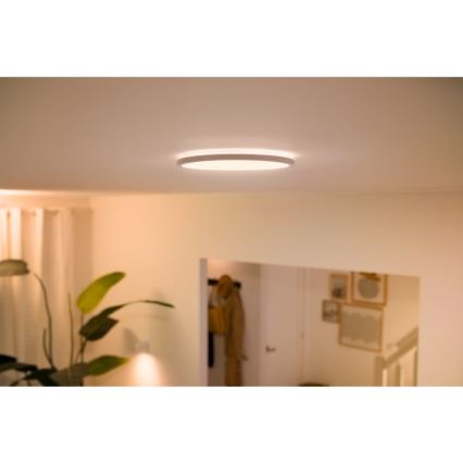 WiZ - Plafón LED regulable SUPERSLIM LED/22W/230V 2700-6500K Wi-Fi blanco